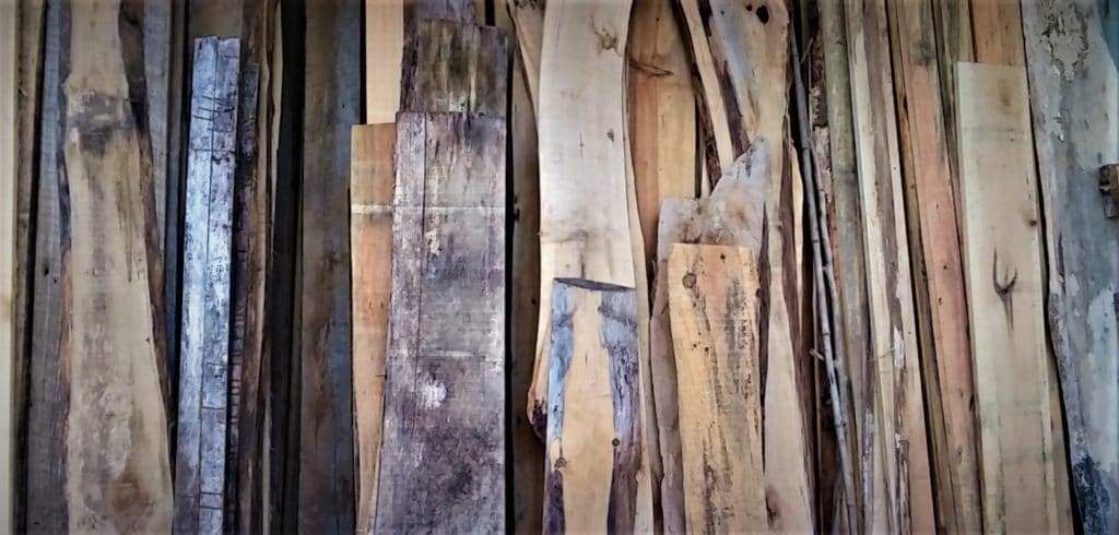 Standing Lumber Rack